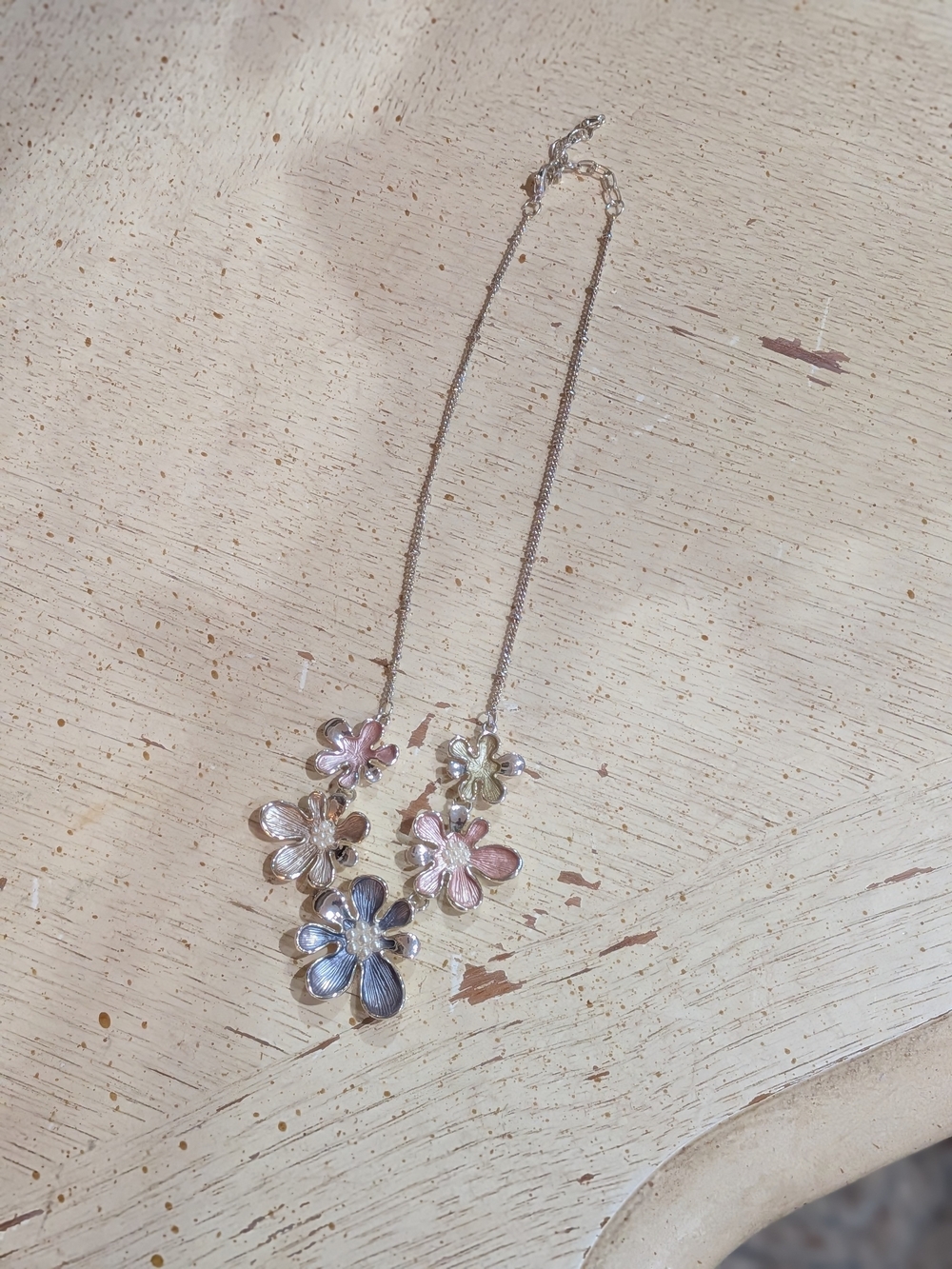 Multicolor Floral Pendant Necklace - Women Jewelry
